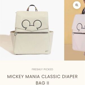 Freshly Picked Cream Mickey Diaper Bag